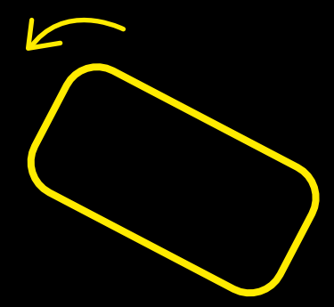 Rotate your device to landscape